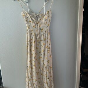 Dress Forum Los Angeles Milk Maid Corset style Maxi Dress size small